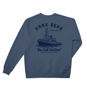 Dark Seas WE HAUL CREWNECK - STORM BLUE