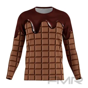 FMR Men's Chocolate Long Sleeve Running Shirt