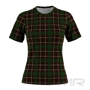 FMR Women's Green Check Performance Short Sleeve Shirt