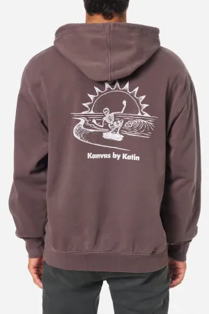 KATIN RIPPER HOODIE - DARK AURALITE PIGMENT DYE