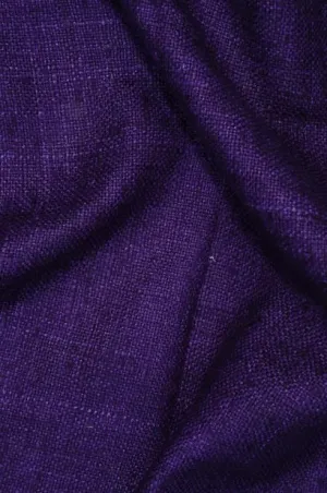 Purple Navy Silk Linen (Matka) Fabric